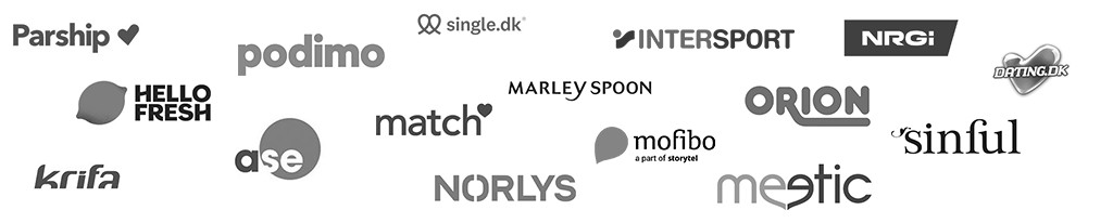 Vores partnere - sort-hvid